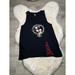 Disney Tops | Disney Parks Women Nightmare Jack And Sally Lace Up Tank Top Black Sz Large | Color: Black/Tan | Size: L