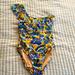 J. Crew Swim | 2 J.Crew Women Swimsuit Size Medium | Color: Blue/Yellow | Size: M