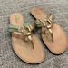 Lilly Pulitzer Shoes | Lilly Pulitzer Gold Sandals - Size 8.5 | Color: Tan | Size: 8.5