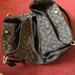 Coach Bags | Coach Leather And Canvas Bag | Color: Black/Gray | Size: Os