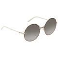 Gucci Accessories | New Gucci Grey And Gold Round Women's Sunglasses | Color: Gold/Gray | Size: 58mm-20mm-140mm