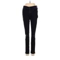 Abercrombie & Fitch Jeans - Mid/Reg Rise Skinny Leg Denim: Black Bottoms - Women's Size 00 - Dark Wash
