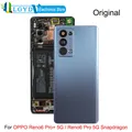 Couvercle arrière de batterie d'origine pour OPPO Reno6 Pro + 5G Reno6 Pro 5G Snapdragon CPH2247