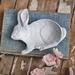 Bunny Trinket Dish - Box of 2 - 6¾''W x 1''D x 5½