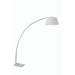 Hajibei 80" Arched Floor Lamp Metal in White | 80 H x 20 W x 13.5 D in | Wayfair SHH06948SN