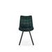 MaximaHouse Amelia Dining Chairs, Set Of 2 Upholstered/Fabric in Green | 33 H x 20 W x 24 D in | Wayfair HALK-332GR