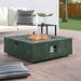 Trent Austin Design® Kinzie Concrete Propane Fire Pit Concrete in Gray/Brown | 13 H x 35 W x 35 D in | Wayfair BAC0B95940A8461DAB7736FEC6CC1552