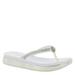 Volatile Sol Rhinestone Platform Sandal - Womens 6 White Sandal Medium