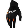 Shot Devo Kinder Motocross Handschuhe, schwarz-orange, Größe 6/7