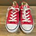 Converse Shoes | Converse Chuck Taylor Red Tie Up Sneakers Size 3 | Color: Red/White | Size: 3bb