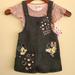 Disney Dresses | Disney Minnie Mickey 2pc Denim Dress | Color: Gray/Pink | Size: 24mb