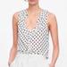 Zara Tops | Clear Out Sale $10 Zara Polka Dot Sleeveless Top. | Color: Black/White | Size: M