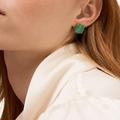 Kate Spade Jewelry | Kate Spade Square Studs | Color: Gold/Green | Size: Os