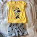 Disney Matching Sets | 4t Girl’s Minnie Mouse Outfit Nwot | Color: Yellow | Size: 4tg