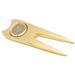 Gold Notre Dame of Maryland Gators Golf Divot Repair Tool