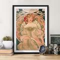 Poster encadré - Alfons Mucha - Poster For F. Champenois Dimension HxL: 100cm x 70cm, Couleur