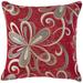 Violet Linen Chenille Chateau Vintage Floral Pattern Decorative Cushion Cover