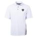 Men's Cutter & Buck White Las Vegas Raiders Virtue Eco Pique Tile Print Polo