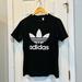 Adidas Shirts | Adidas Black Tee. Mens Large. But Seems To Fit More Like A Medium. | Color: Black | Size: L
