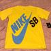 Nike Shirts & Tops | Kids Nike Sb Tee Shirt Size Large Nwts Green Blue Black | Color: Green/Yellow | Size: Lb