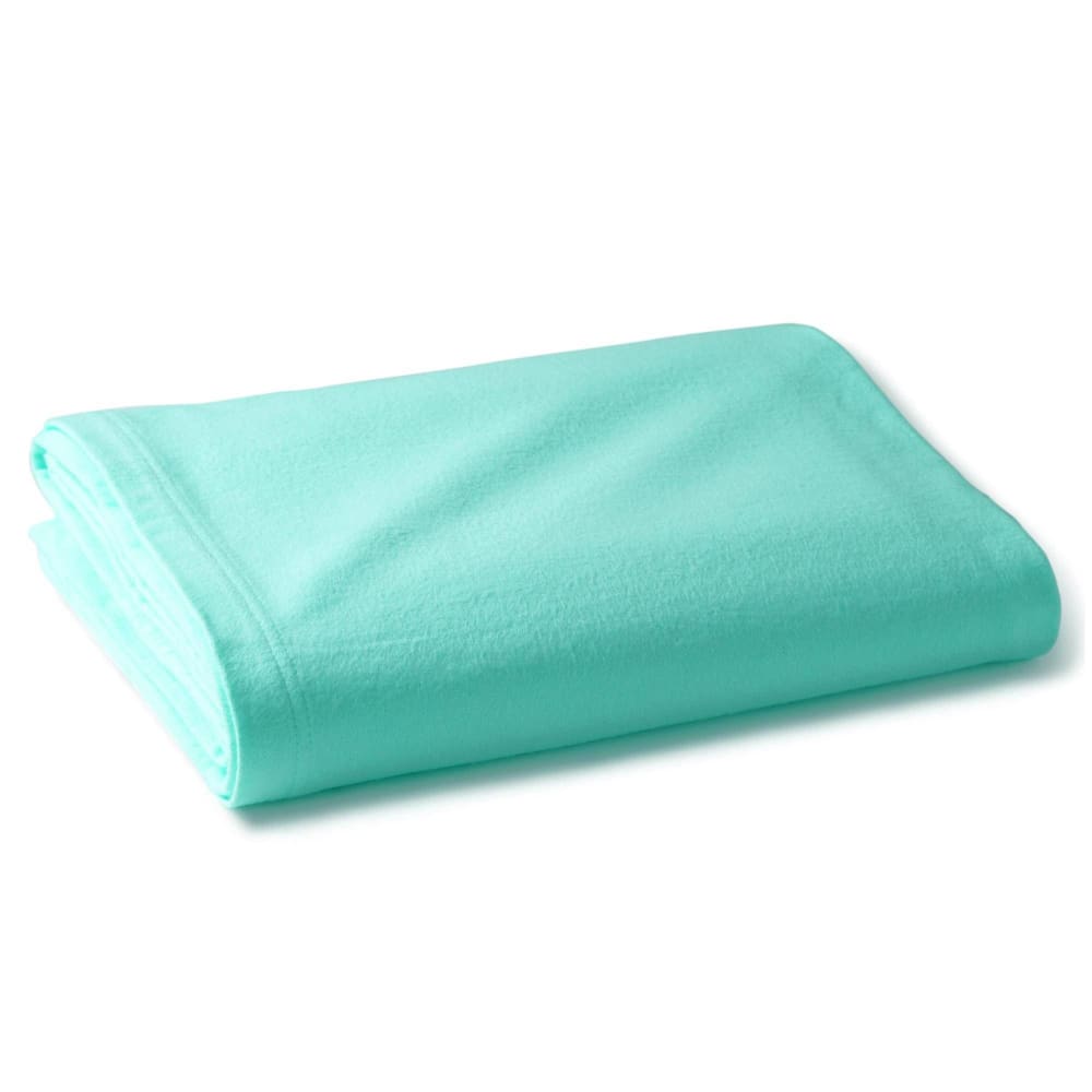 Couverture tempérée en coton vert menthe 240x260cm