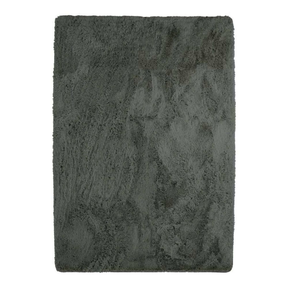 Tapis lavable à base fine souple extra doux gris foncé 160x230