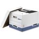 10er-Pack Archivboxen 33,5 x 40,4 x 29,2 cm weiß, Bankers Box System, 33.5x29.2x29.2 cm