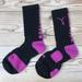 Nike Underwear & Socks | Nike Breast Cancer Awareness Basketball Crew Socks | Color: Black/Pink | Size: M