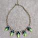 J. Crew Jewelry | J.Crew Statement Necklace | Color: Gold/Green | Size: Os