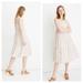 Madewell Dresses | Madewell Button-Back Tiered Dress In Textural Rainbow Stripe | Color: Cream/White | Size: 00