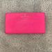 Kate Spade Bags | Kate Spade Pink Saffiano Leather Wallet | Color: Black/Pink | Size: Os