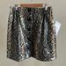 Zara Skirts | Brand New With Tags Zara Snake Skin Faux Leather Mini Skirt In Size Xs | Color: Brown/Tan | Size: Xs