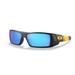 Oakley OO9014 Gascan Sunglasses - Men's LAR Matte Black Frame Prizm Sapphire Lens Asian Fit 60 OO9014-9014A3-60