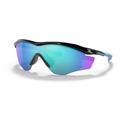 Oakley OO9343 M2 Frame XL Sunglasses - Men's Polished Black Frame Prizm Sapphire Lens 45 OO9343-934321-45