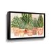 ArtWall Aztec Potted Plants Gallery Canvas in Green/Orange | 8 H x 12 W x 2 D in | Wayfair 9jac376a0812f