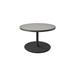 Cane-line Go Round Lava Gray/Light Gray Outdoor Coffee Table in Brown | 17.4 H x 29.6 W x 29.6 D in | Wayfair 5044AL-P061ALTII