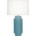 Robert Abbey Dolly Table Lamp Ceramic/Fabric in White | 27.5 H x 17 W x 17 D in | Wayfair MOB08