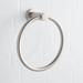 Signature Hardware Ceeley Collection Wall-Mount Towel Ring Metal in Gray | 7 W x 2.5 D in | Wayfair 296463