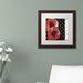 Trademark Fine Art Color Bakery Scarlet Poppies II by Color Bakery - Picture Frame Print on Canvas Canvas, in Black/Red/White | 0.5 D in | Wayfair