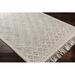 White 0.47 in Area Rug - Birch Lane™ Esty Southwestern Handmade Flatweave Wool Ivory Area Rug Wool | 0.47 D in | Wayfair