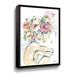 Rosdorf Park Floral Woman 9min048a Canvas, Linen in Pink | 10 H x 8 W x 2 D in | Wayfair F65AD925A7B9484481B5550724C7447E