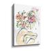 Rosdorf Park Floral Woman 9min048a Canvas, Linen in Pink | 10 H x 8 W x 2 D in | Wayfair EC401D6491F14AFEBB20D25F17D691A5