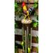 Rosalind Wheeler Afraa Rooster Wind Chime | 23 H x 4.25 W x 3.25 D in | Wayfair 237FF547383346608D21A3213781549E