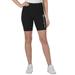 Champion Women's Authentic Graphic Bike Short (Size 1X) Black, Cotton,Spandex