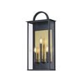 Maxim Lighting Manchester 24 Inch Tall 3 Light Outdoor Wall Light - 30756CLBK