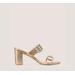 Pearl Geo Buckle 75 Slide The Sw Outlet - Natural - Stuart Weitzman Heels