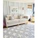 Satu 5'3" x 7' Light Gray/Dark Gray/Cloud Gray/Smoke/Gray/Medium Gray Area Rug - Hauteloom