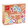 APLI Kids 18885 - Magnetische Zahlen aus Holz - Magnetische Zahlen empfohlen ab 3 Jahren