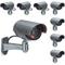 8x Set Telecamere Finte, Videocamere ccd, Luce led, Regolabili, Esterno, Interno, Antifurto,