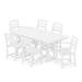 POLYWOOD La Casa Café 7-Piece Farmhouse Dining Set